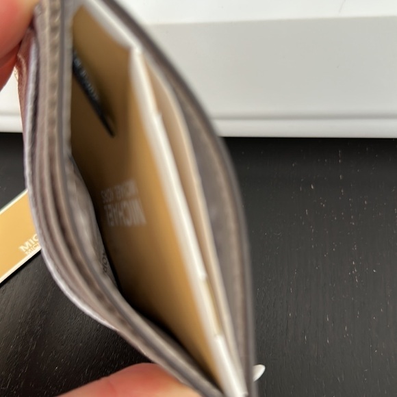 Michael Kors Bright white MK print card ID holder - Picture 5 of 5